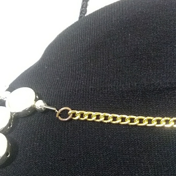 🔥 Sale 🔥Simulated Pearl necklace with a chain - Picture 5 of 5